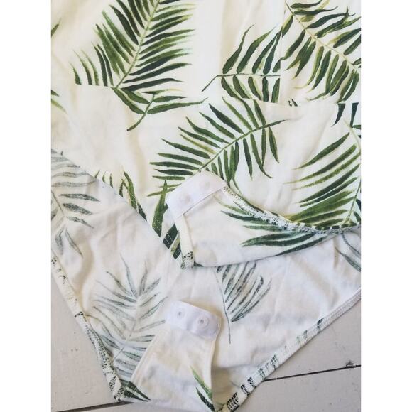 H&M Women Palm leaf bodysuit - Size L - Picture 4 of 5